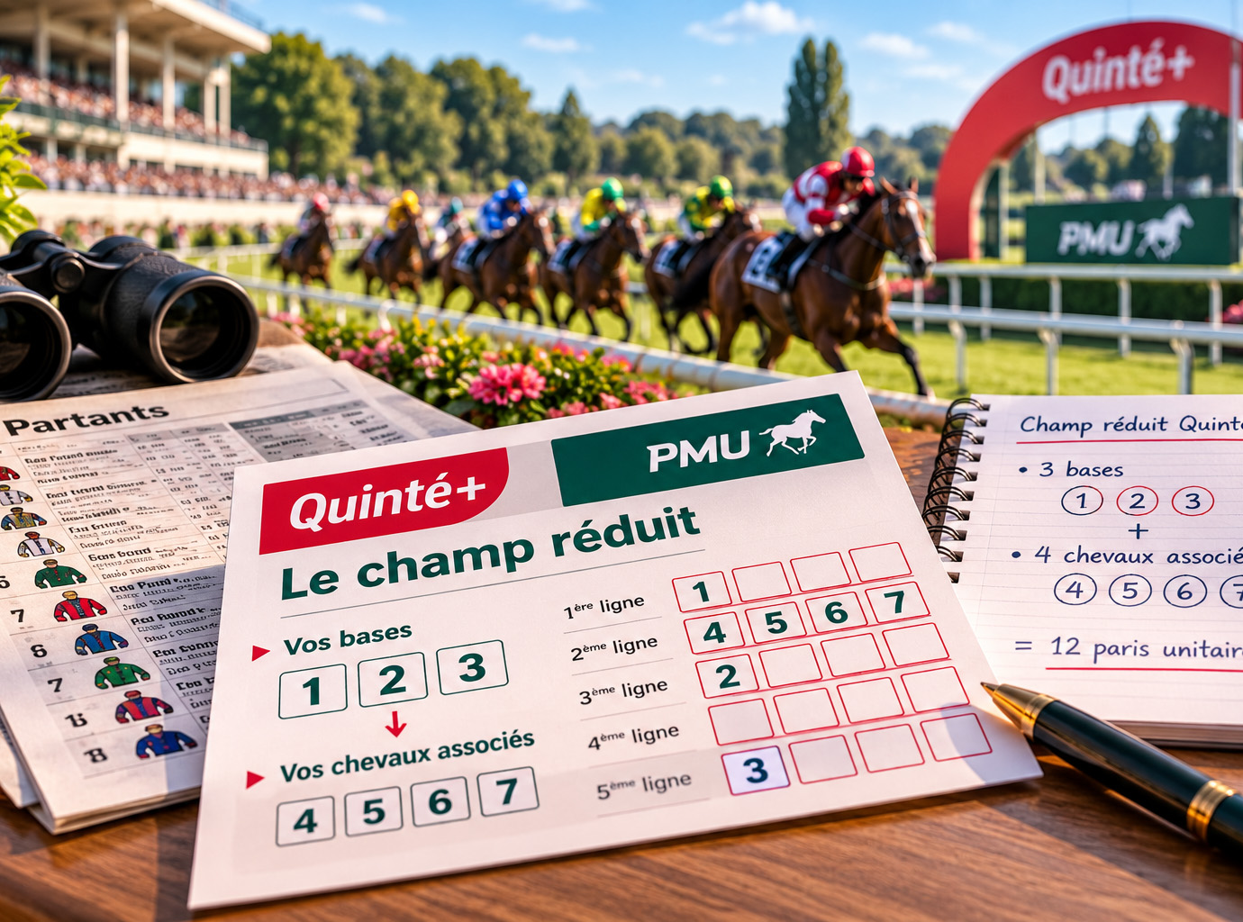 champ réduit PMU